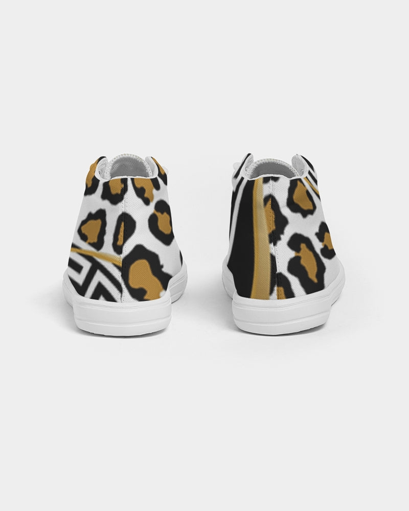 Mix Multi Prints Kids Hightop Canvas Shoe