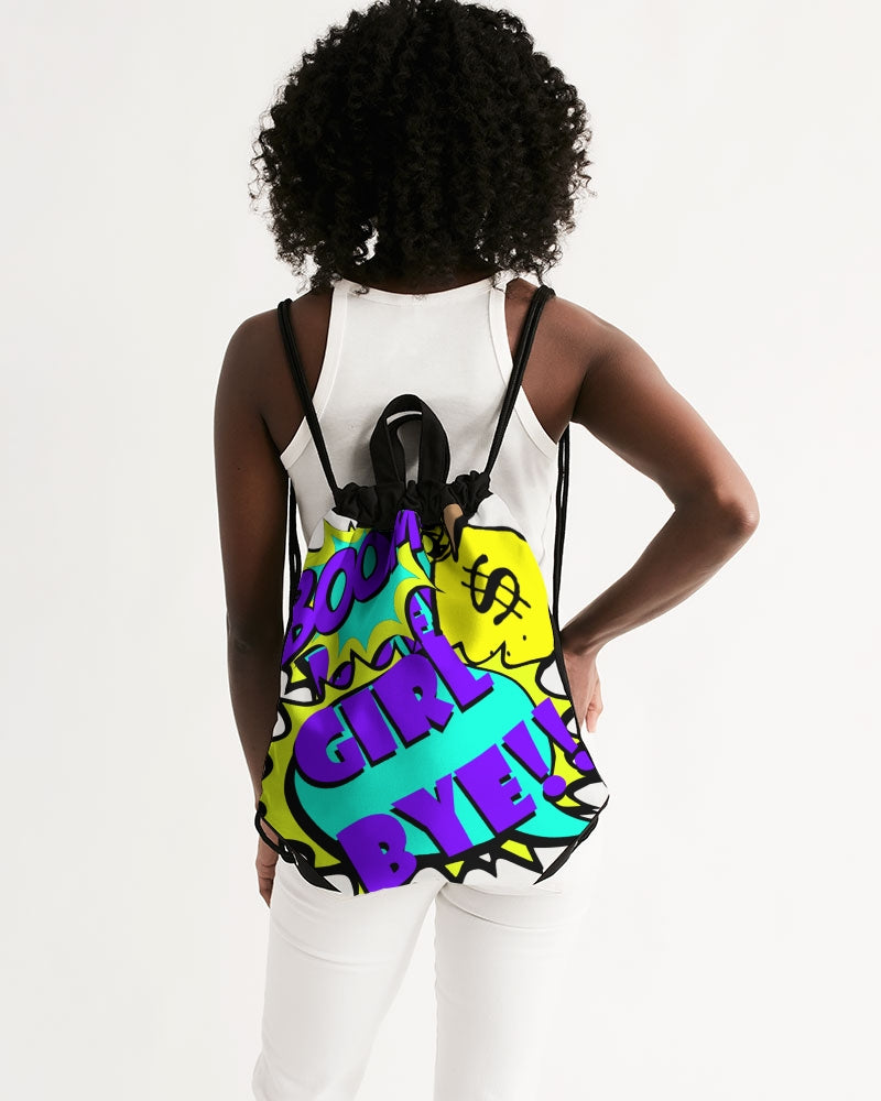 Girl Bye Canvas Drawstring Bag - The Dripp VIP
