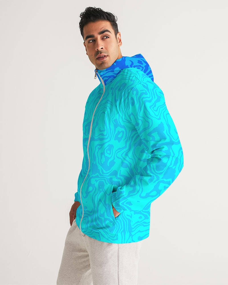 Blue Raspberry Slush Men's Windbreaker