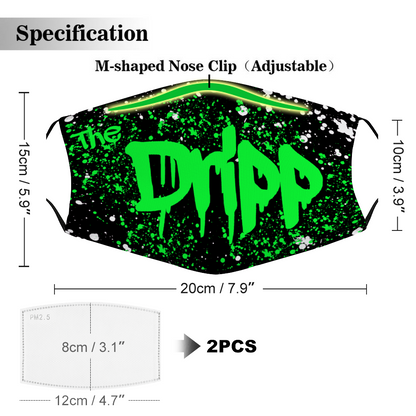 Face Masks with Filter Element for Adults - The Dripp VIP