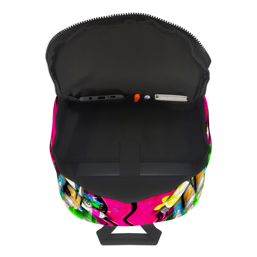 Fresh Prince Pink Graffiti Leather Backpack - The Dripp VIP