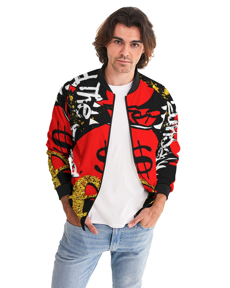 Secure The Bag Men's Bomber Jacket - The Dripp VIP