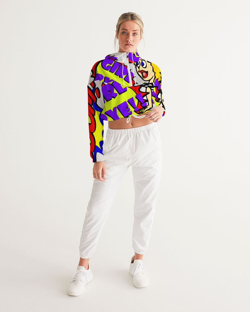 Girl Bye Cropped Windbreaker - The Dripp VIP