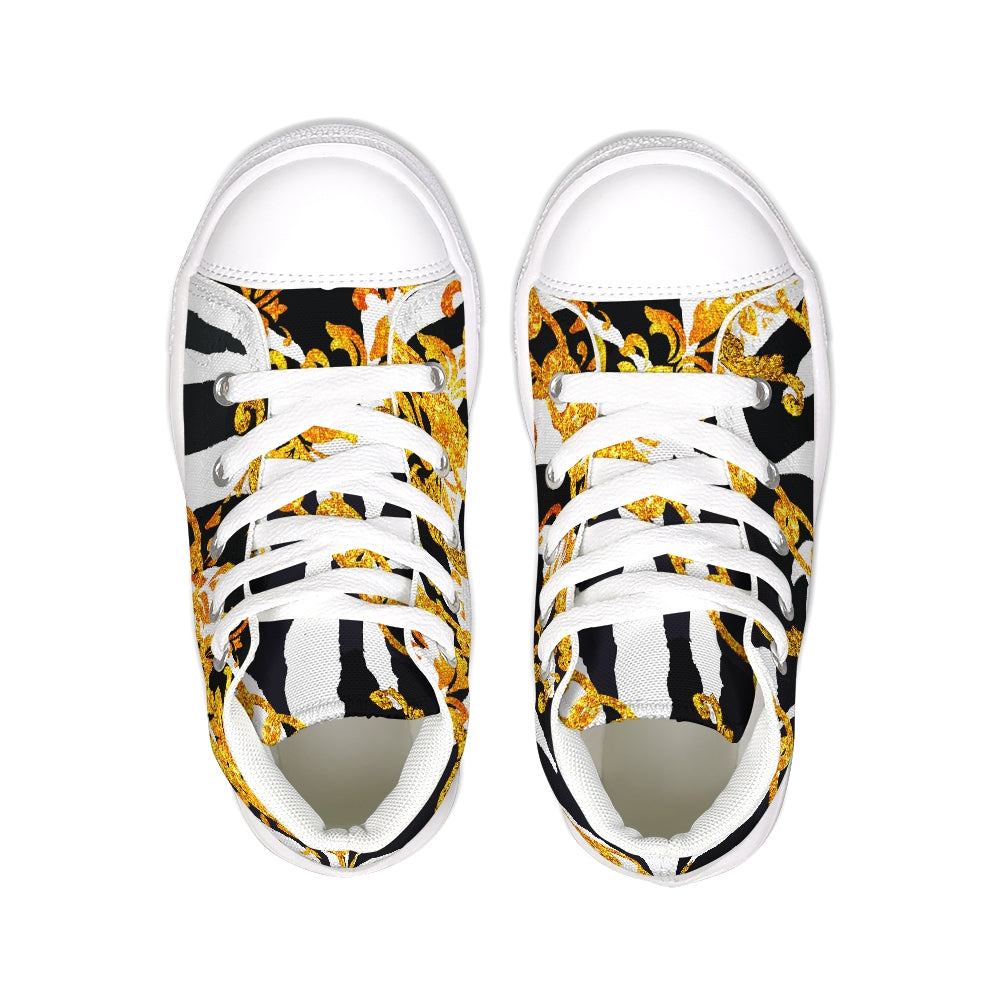 Chain Dripp Kids Hightop Canvas Shoe - The Dripp VIP