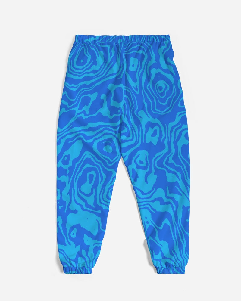 Fresh Retro Print Blue Men's Track Pants - The Dripp VIP