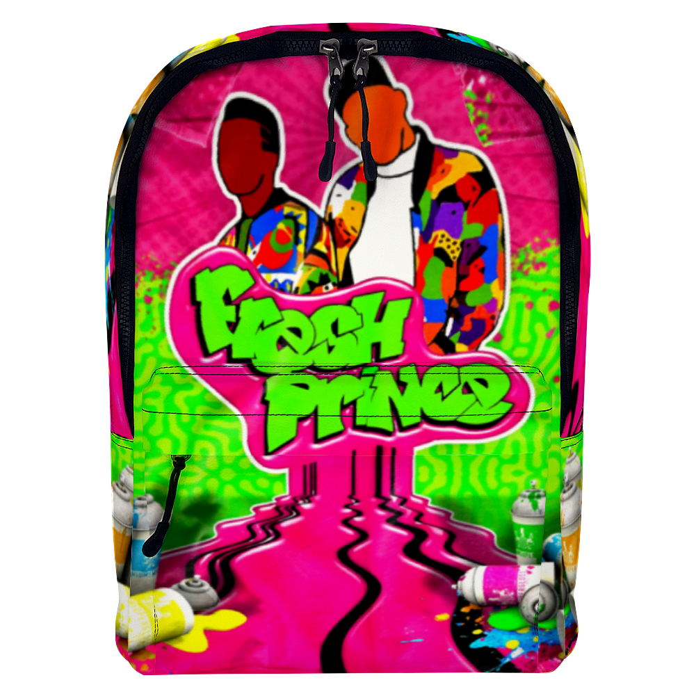 Fresh Prince Pink Graffiti Leather Backpack - The Dripp VIP