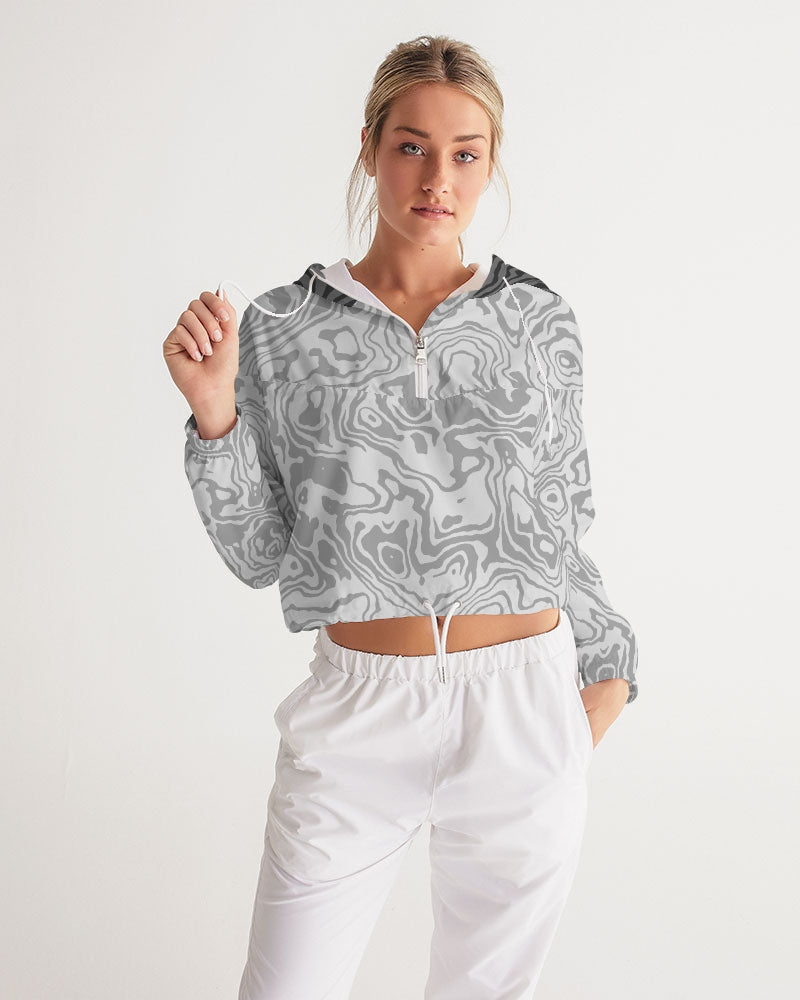 Mystery Slush Women's Cropped Windbreaker