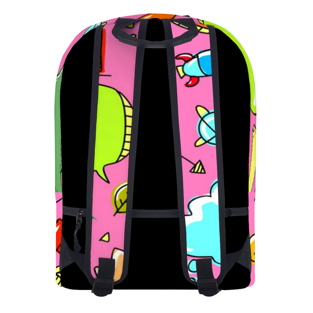 Pink Stay Litt Leather Backpack