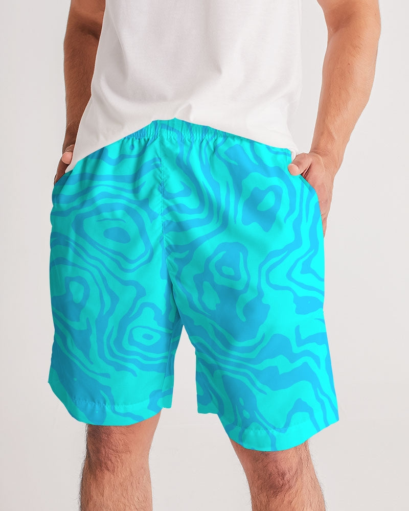 Blue Raspberry Slush Men's Jogger Shorts