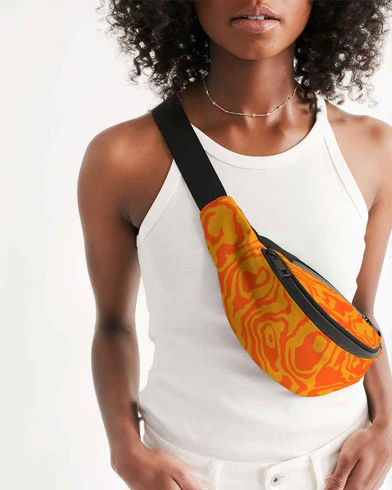 Orange Slush Crossbody Sling Bag
