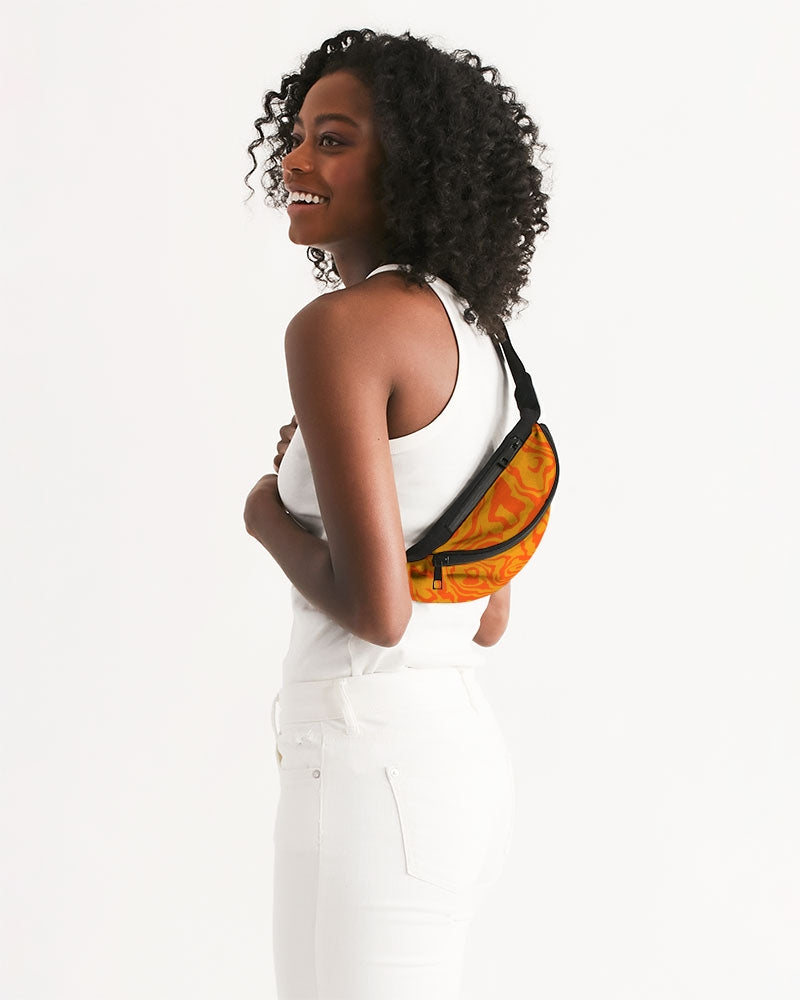 Orange Slush Crossbody Sling Bag
