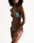 Tropical Paradise Women's Triangle String Bikini