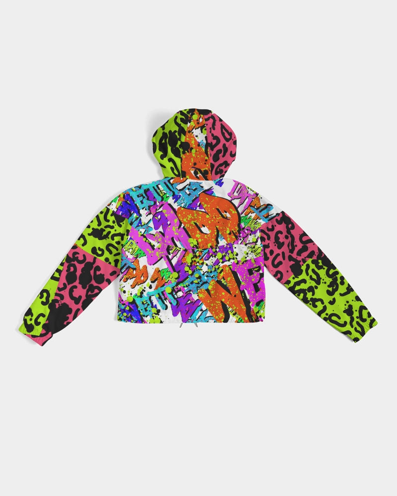 Wett Wett Women's Cropped Windbreaker - The Dripp VIP