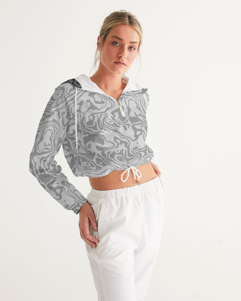 Mystery Slush Women's Cropped Windbreaker