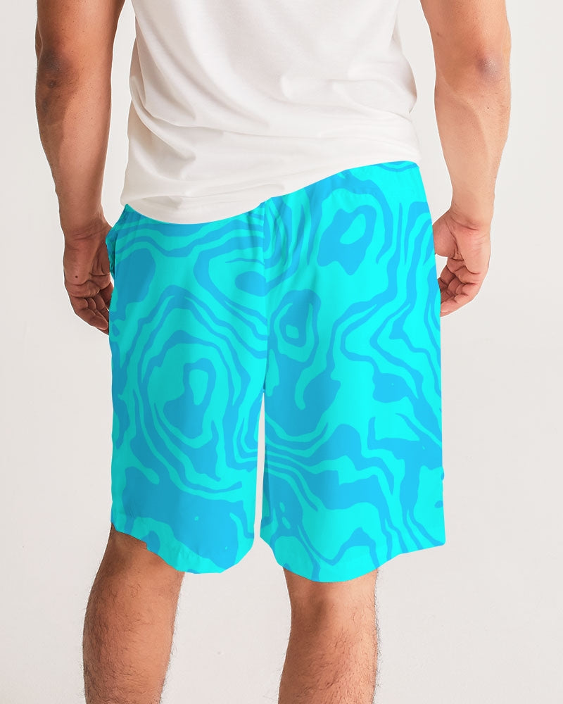 Blue Raspberry Slush Men's Jogger Shorts