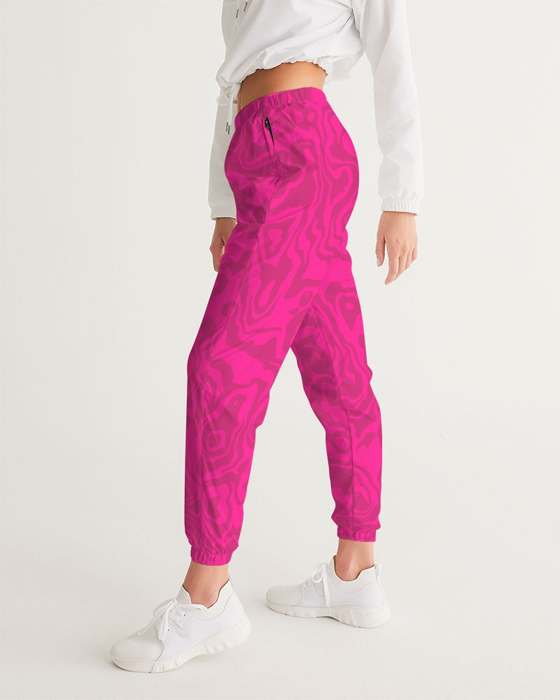 Pink Retro Women's Track Pants - The Dripp VIP