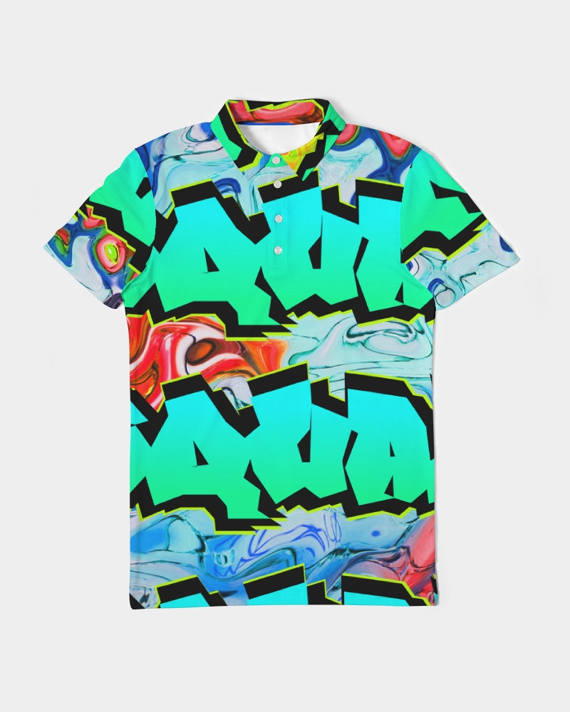 Graffiti Squad Men's Slim Fit Short Sleeve Polo - The Dripp VIP