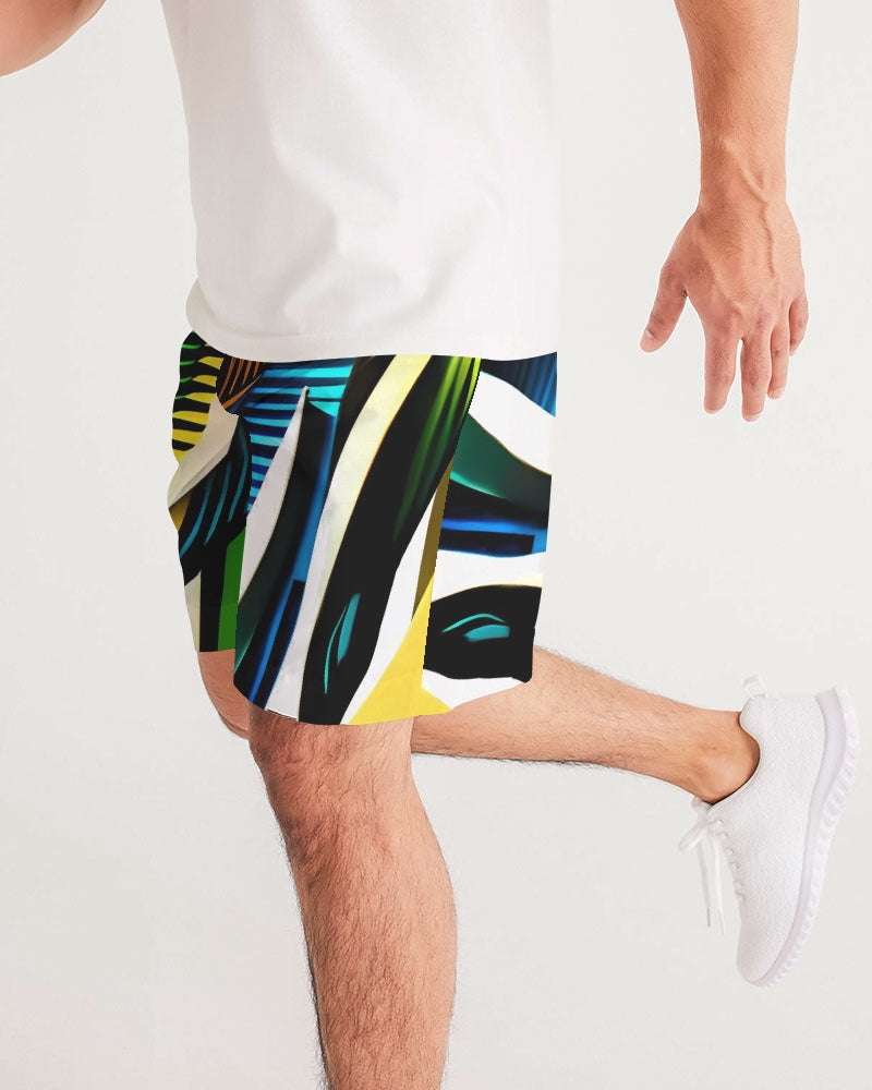 Tropical Dripp Men's Jogger Shorts