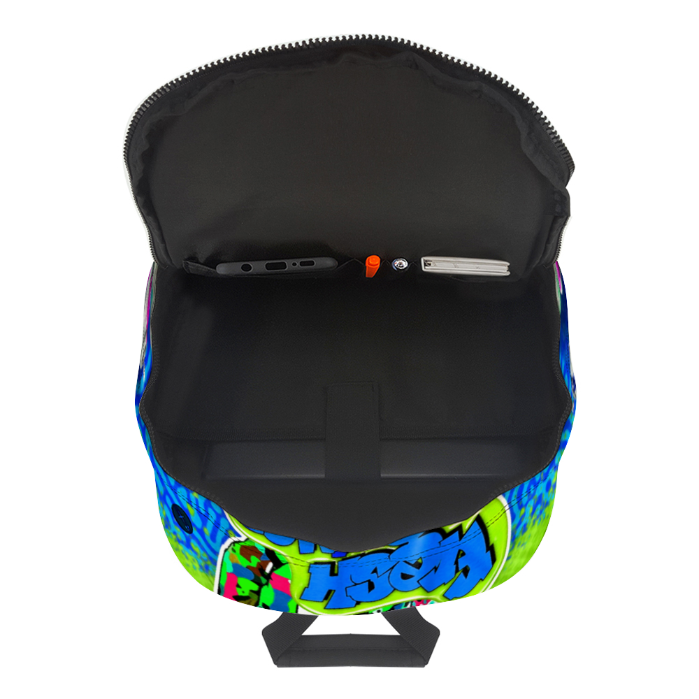 Fresh Prince Blue Graffiti Leather Backpack - The Dripp VIP