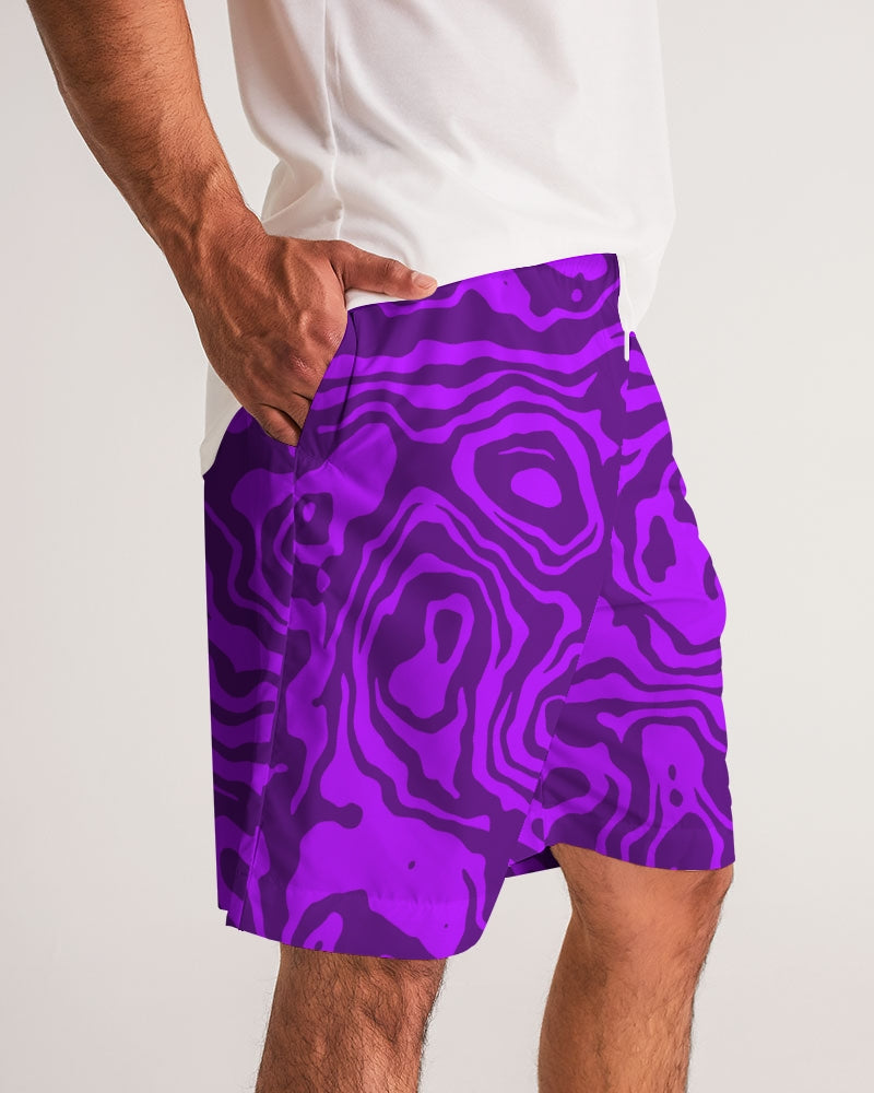 Grape Slush Men's Jogger Shorts