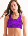 Grape Slush Women's Seamless Sports Bra