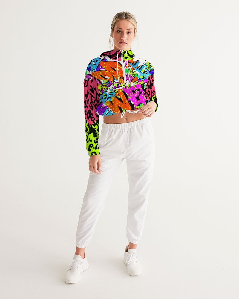 Wett Wett Women's Cropped Windbreaker - The Dripp VIP