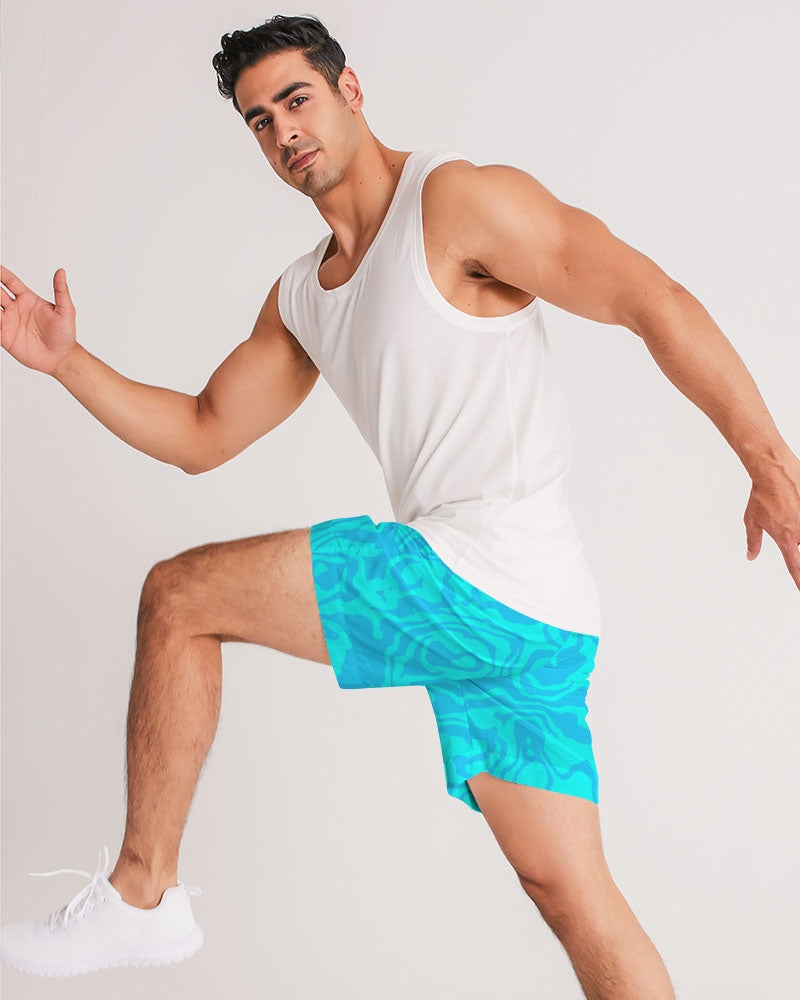 Blue Raspberry Slush Men's Jogger Shorts