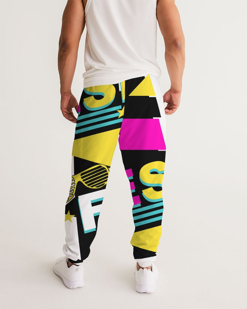 Fresh Dripp Men's Retro Splash Windbreaker Pants