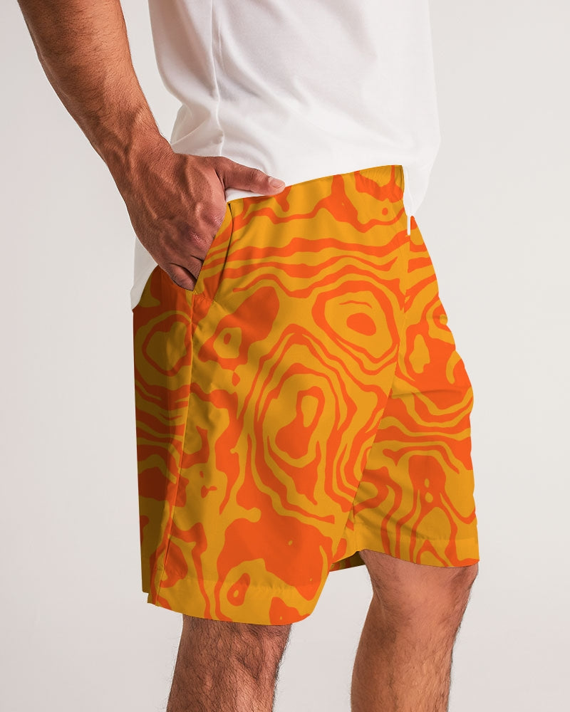 Orange Slush Men's Jogger Shorts