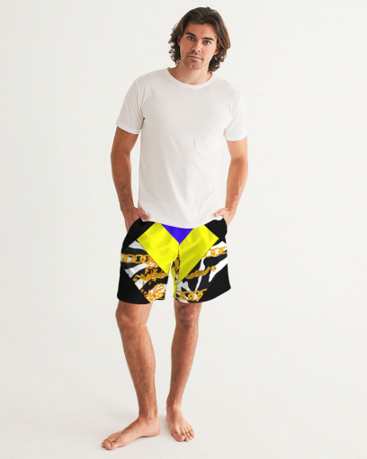 Neon Chain Dripp Men's Swim Trunk - The Dripp VIP