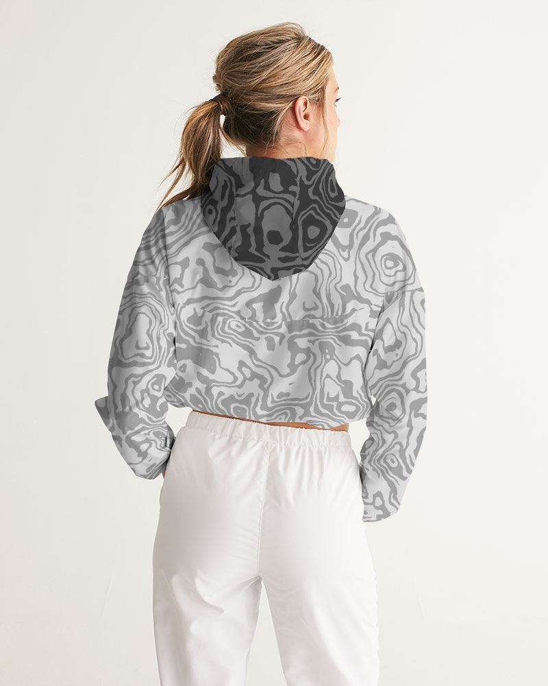 Mystery Slush Women's Cropped Windbreaker