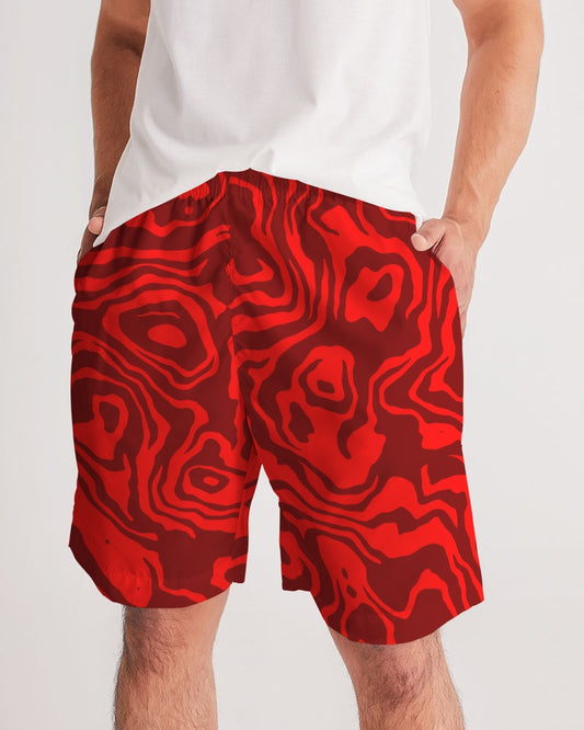 Cherry Slush Men's Jogger Shorts