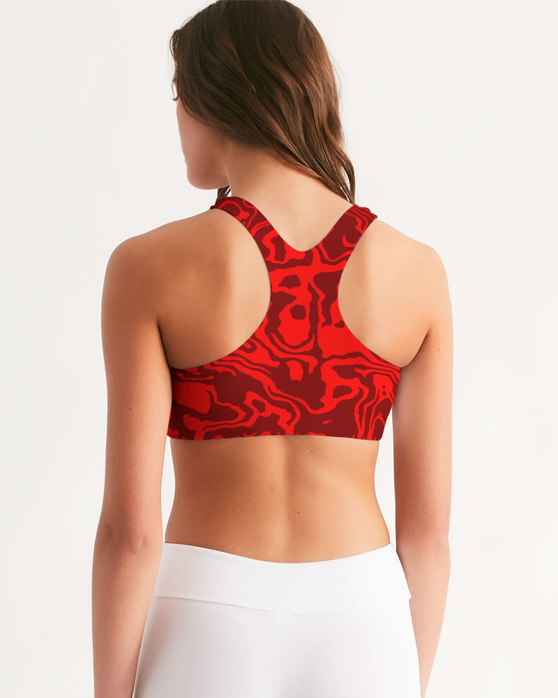 Cherry Slush Women's Seamless Sports Bra