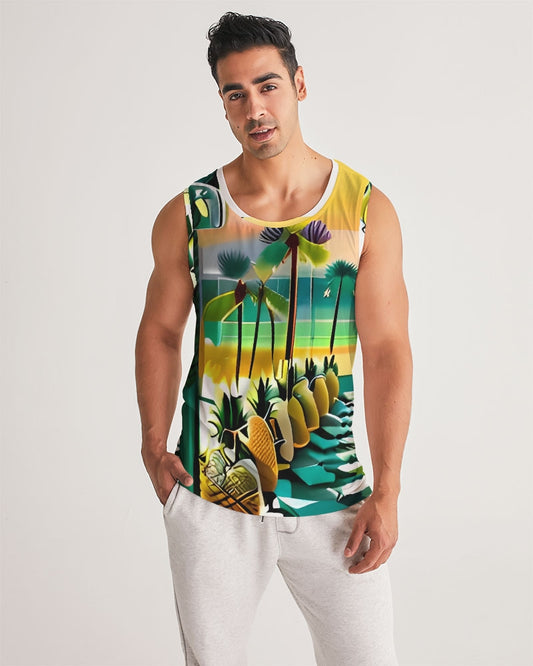 Tropical Oasis Men's Sports Tank
