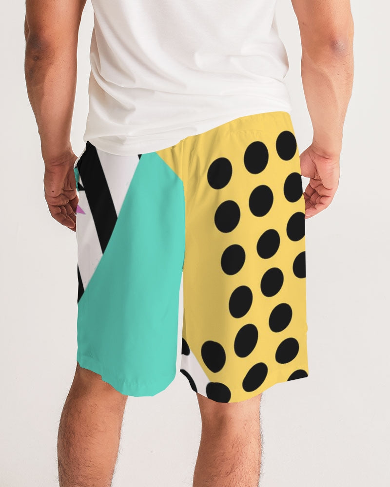 Dope T Men's Retro Splash Jogger Shorts - The Dripp VIP