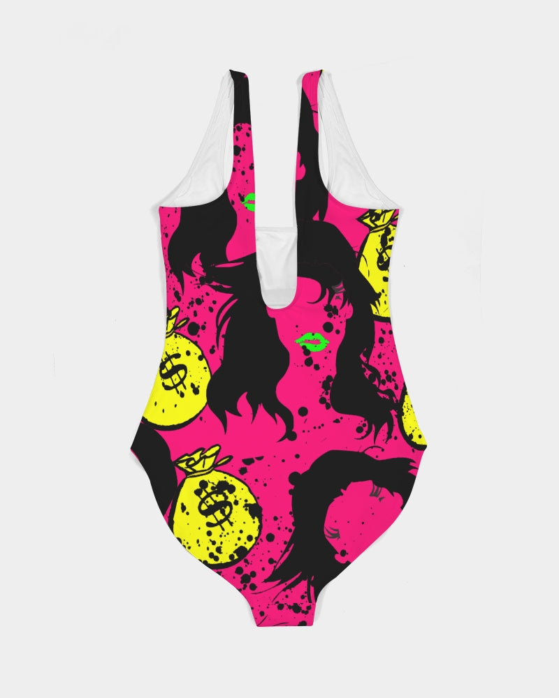 Trap Girl Women's One-Piece Swimsuit - The Dripp VIP