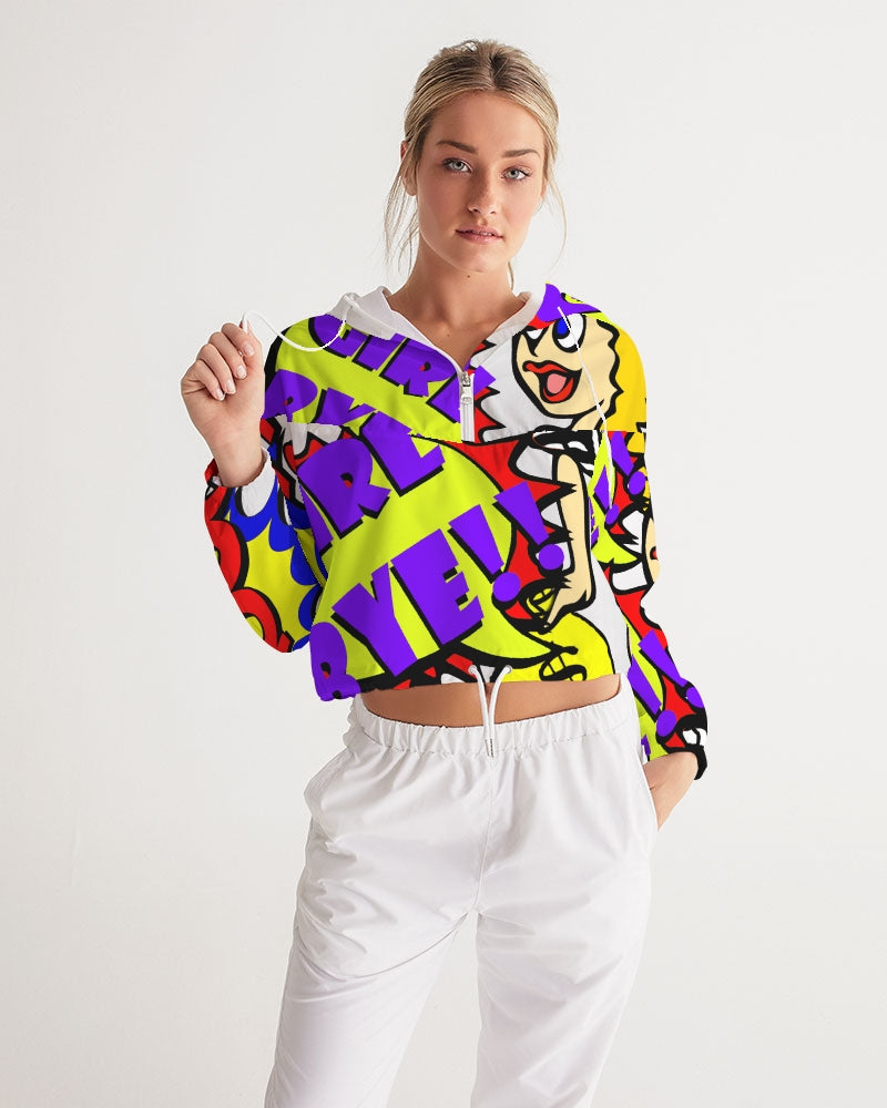 Girl Bye Cropped Windbreaker - The Dripp VIP