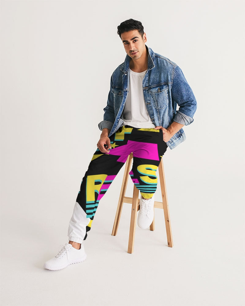 Fresh Dripp Men's Retro Splash Windbreaker Pants