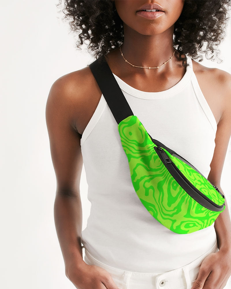 Green Apple Slush Crossbody Sling Bag