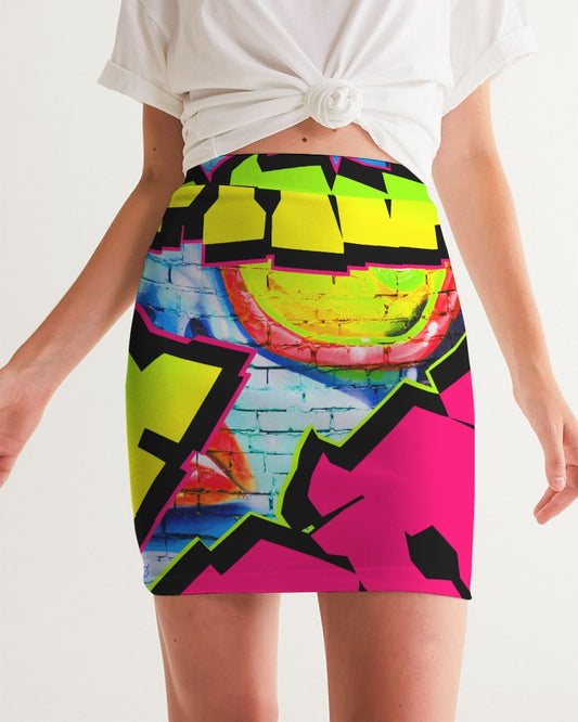 Graffiti Dripp Women's Mini Skirt - The Dripp VIP