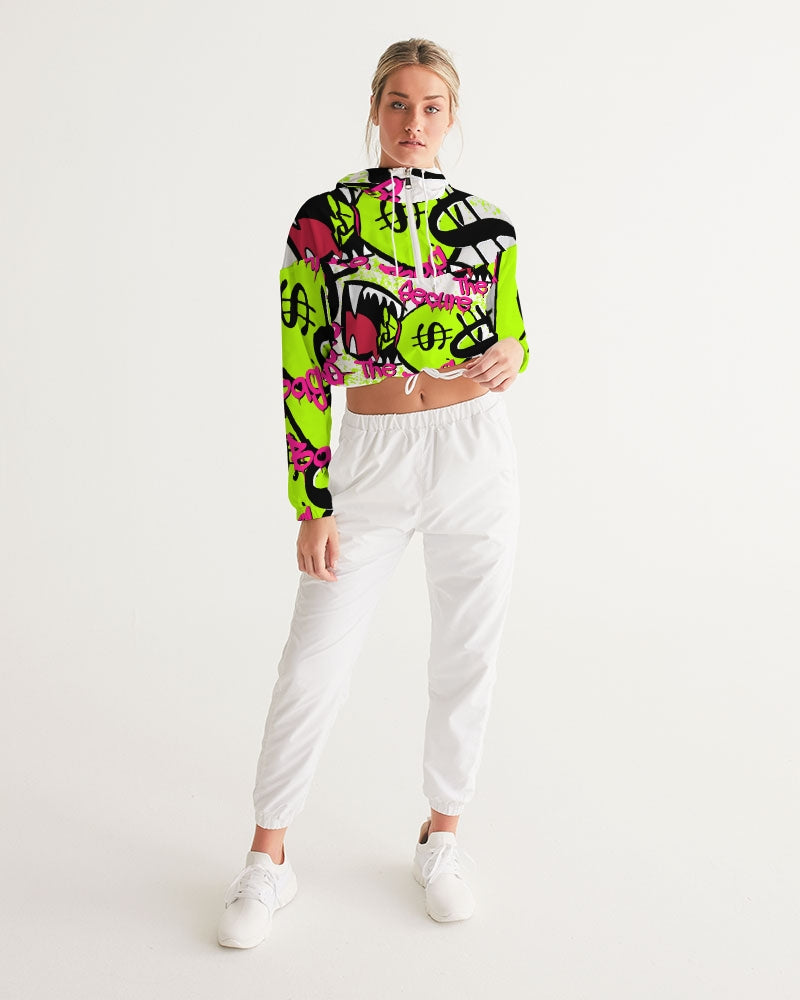 Secure The Bag Cropped Windbreaker - The Dripp VIP