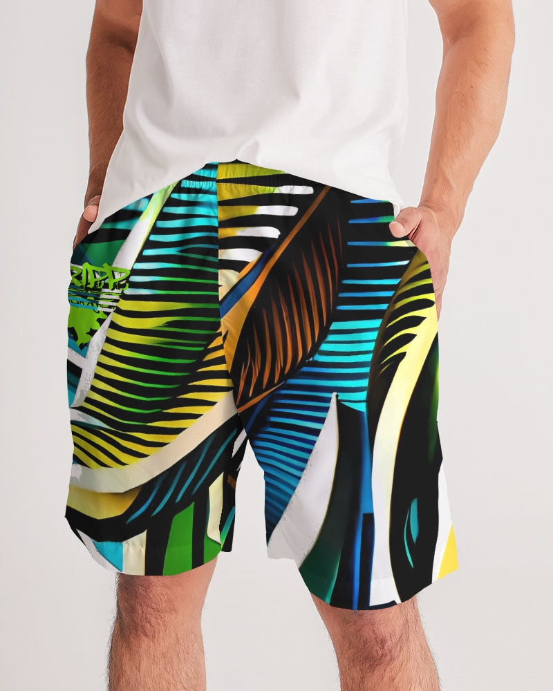Tropical Dripp Men's Jogger Shorts