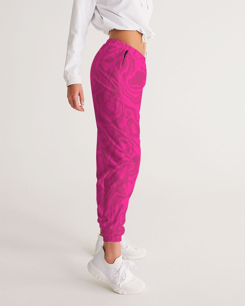 Pink Retro Women's Track Pants - The Dripp VIP