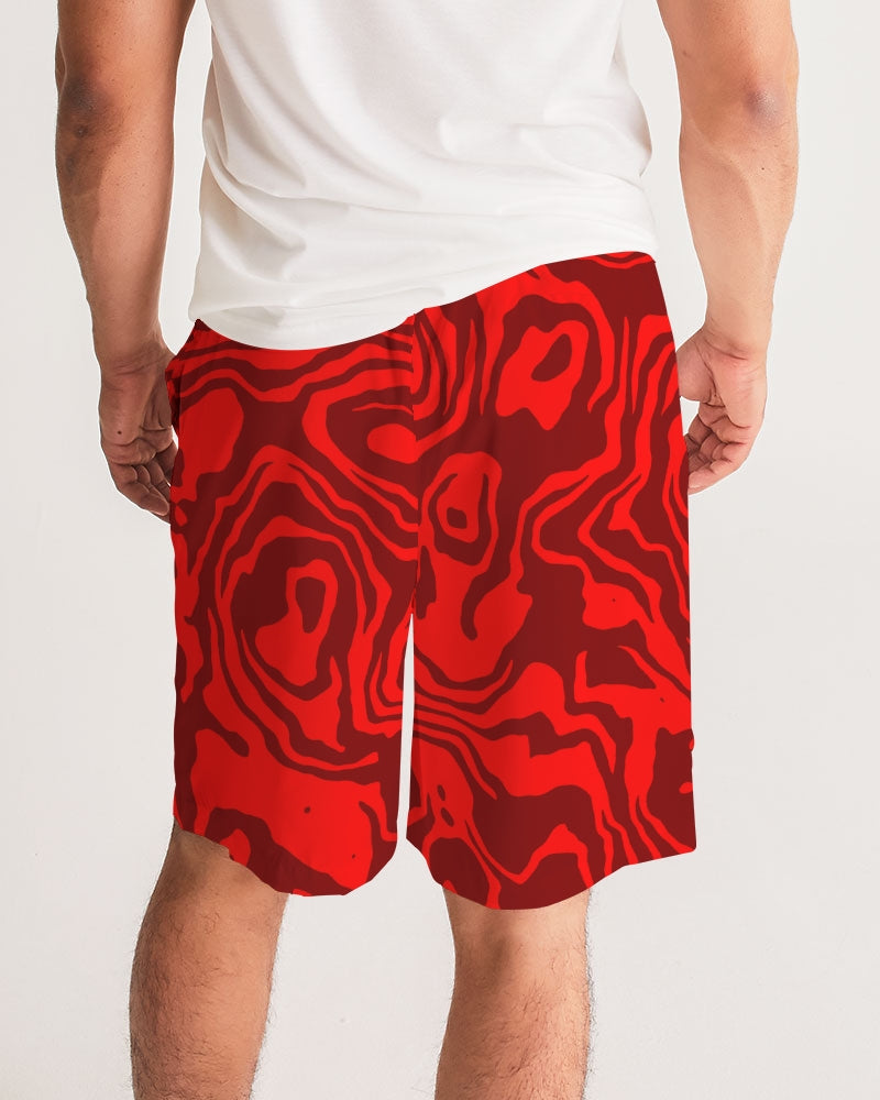 Cherry Slush Men's Jogger Shorts