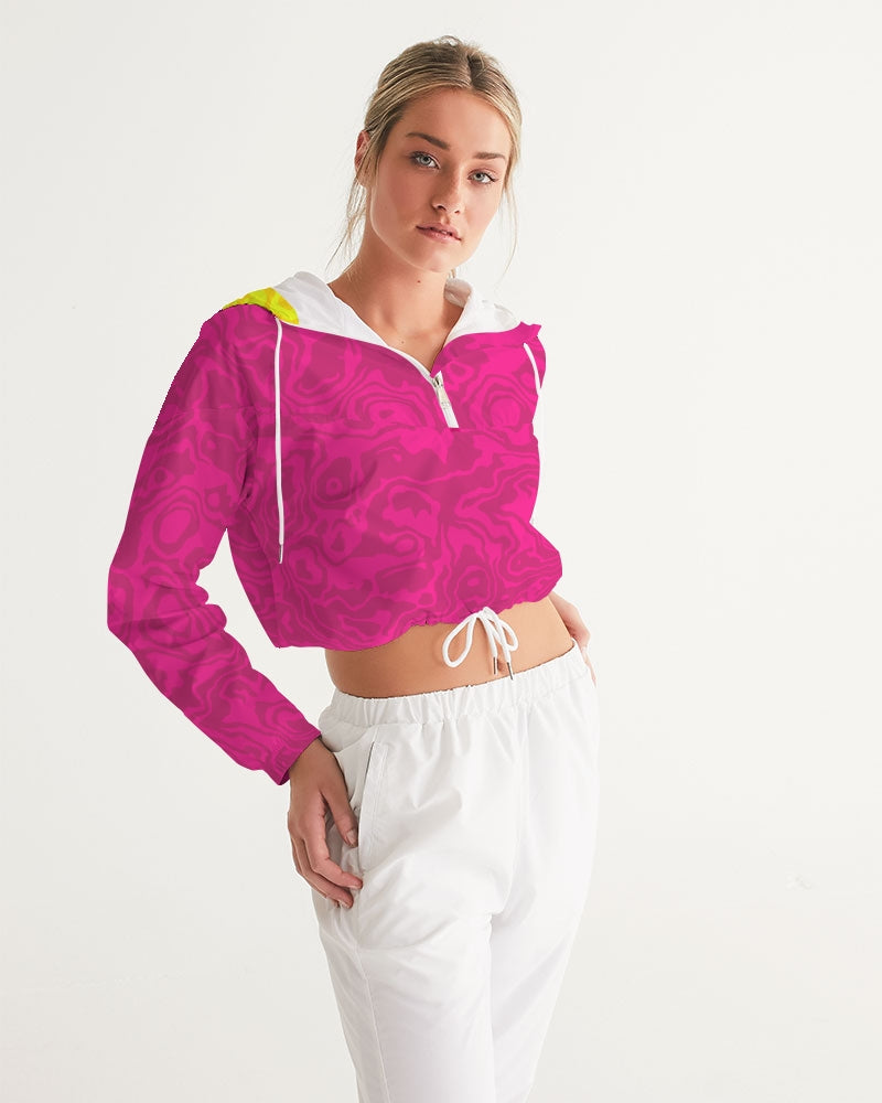 Fruit Punch Slush Cropped Windbreaker