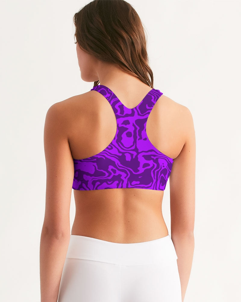Grape Slush Women's Seamless Sports Bra