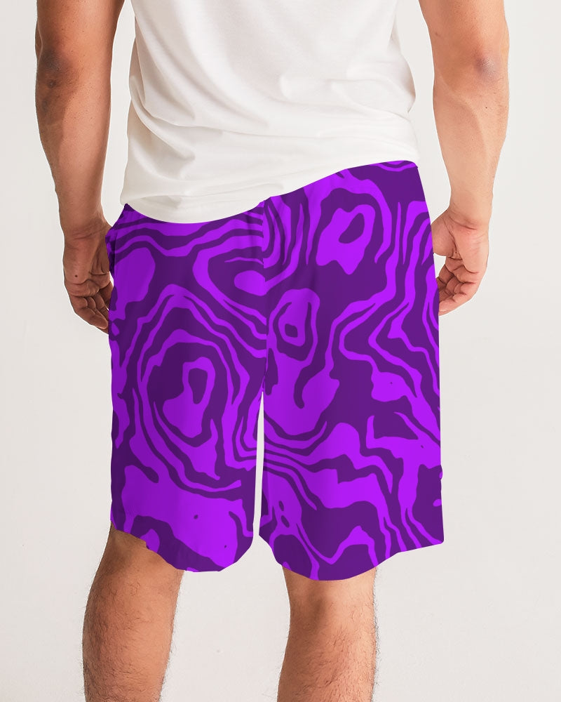 Grape Slush Men's Jogger Shorts