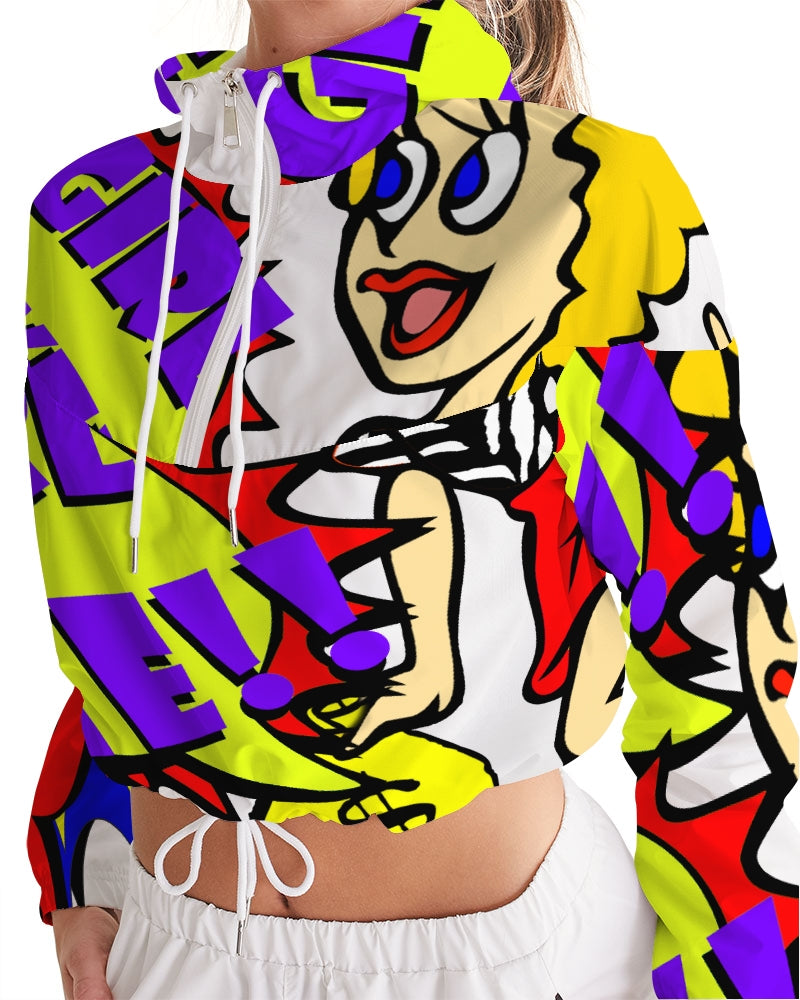 Girl Bye Cropped Windbreaker - The Dripp VIP