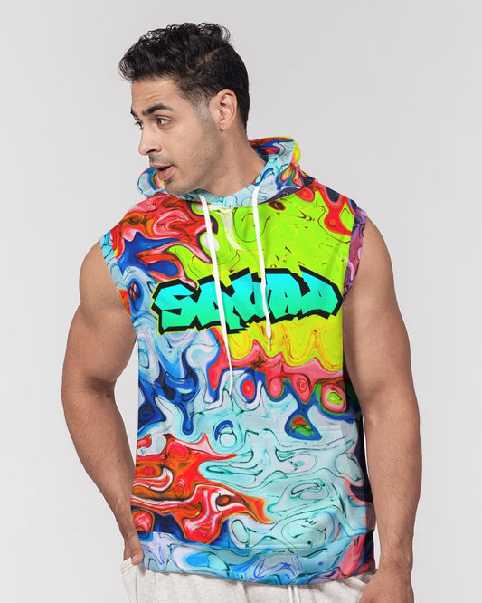 Graffiti Squad Men's Premium Heavyweight Sleeveless Hoodie - The Dripp VIP