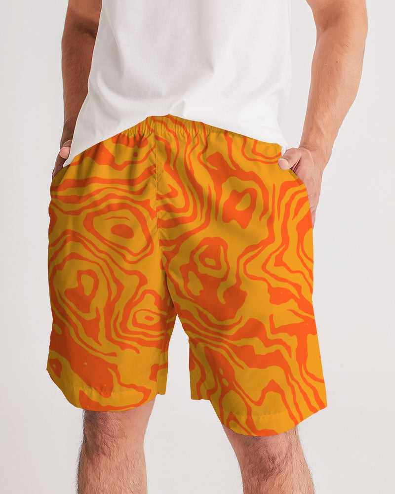 Orange Slush Men's Jogger Shorts